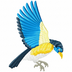 Small Birds Embroidery Design 6